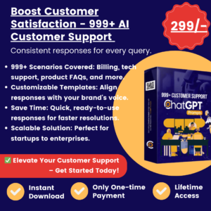 999+ Ultimate ChatGPT Prompts for Customer Support (1)