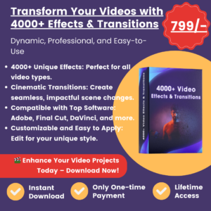 4000+ Video Effects & Transitions