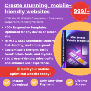 HTML Mobile Website Templates